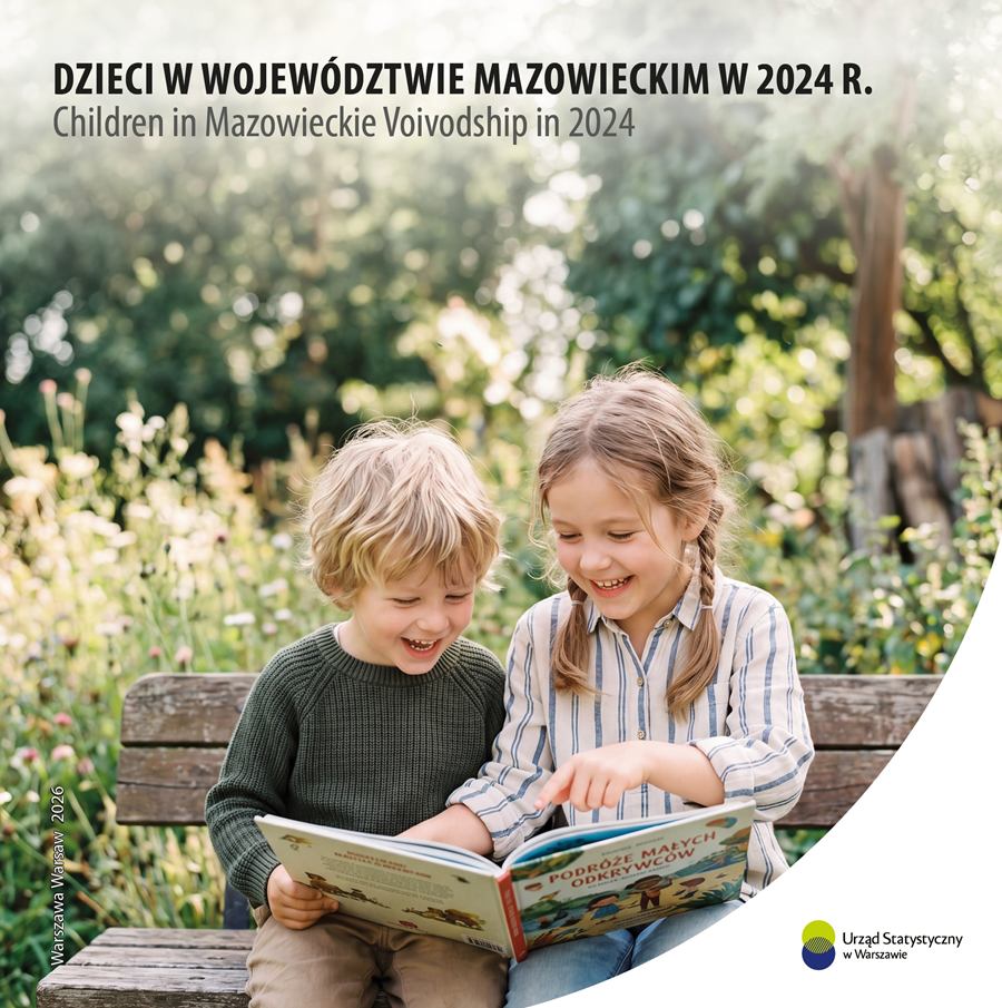 Okładka Dzieci w województwie mazowieckim w 2024 r.