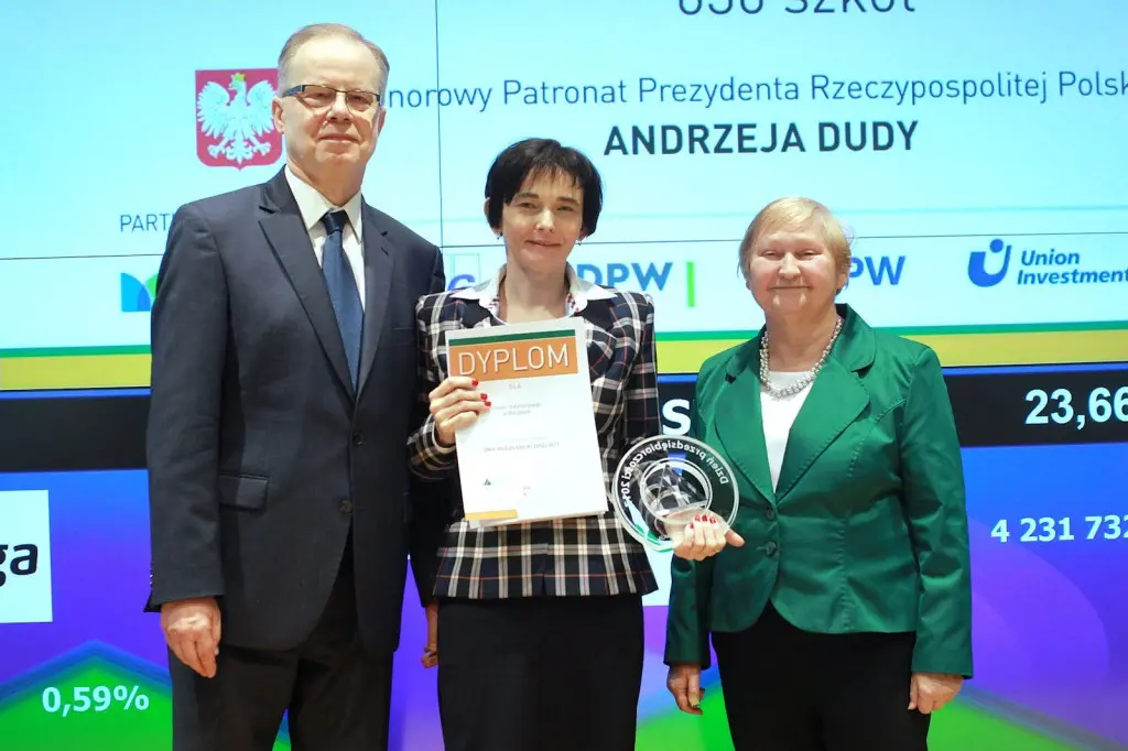 Gala Przedsiębiorczości 2018 - dyplom