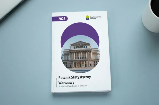 Mockuo Rocznik Statystyczny Warszawy 2025. Plik w formacie PNG