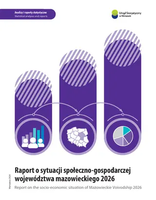 Powiększ obraz: Cover Socio-economic situation of Mazowieckie Voivodship in March 2026