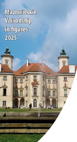 Powiększ obraz: Cover Mazowieckie Voivodship in figures 2025