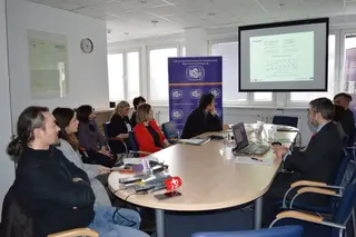 Powiększ obraz: Konferencja prasowa "Słaba płeć? Nic z tych rzeczy! Kobiety z Warszawy i Mazowsza w statystycznym zwierciadle"